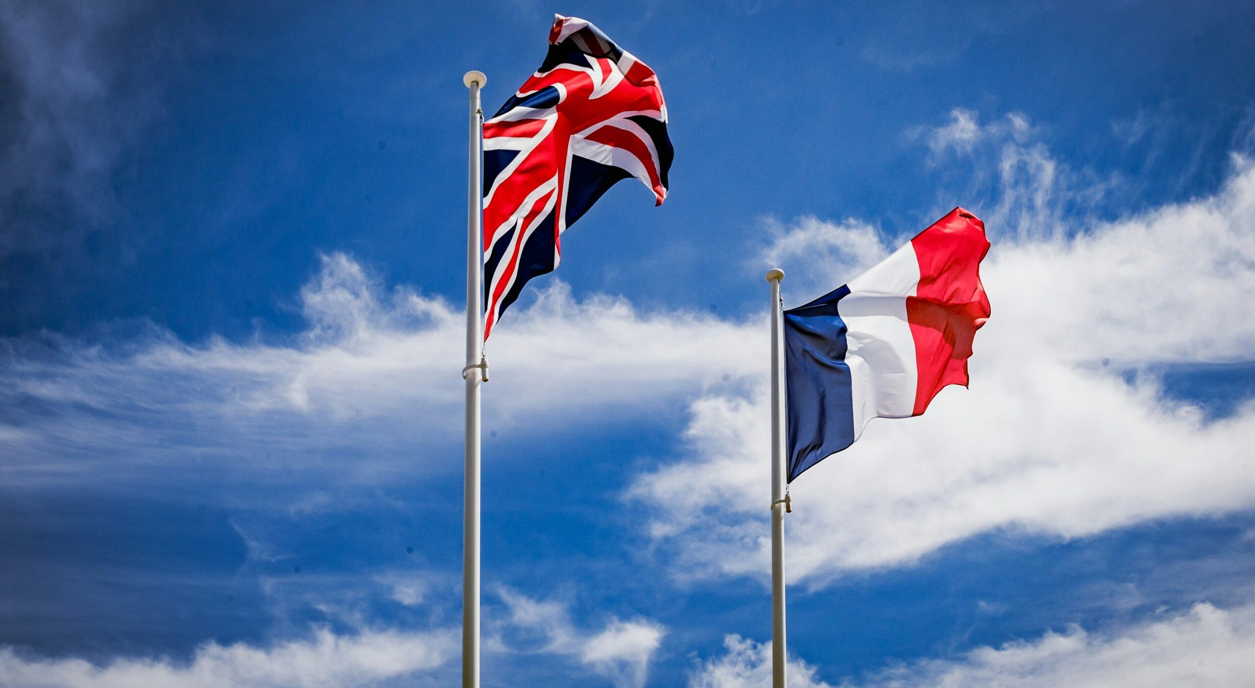 French and British flag